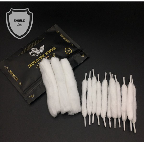 ShieldCig Boss Device Preloaded Cotton (15PCS-PACK...