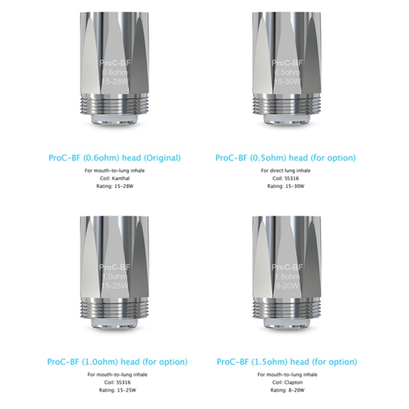 Joyetech Cubis 2 Tank ProC-BF Replacement Coil Hea...