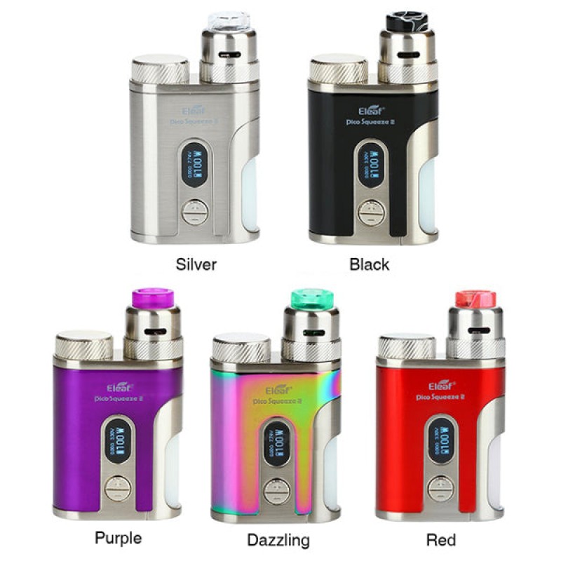Eleaf Pico Squeeze 2 100W Squonk Kit with Coral 2 ...