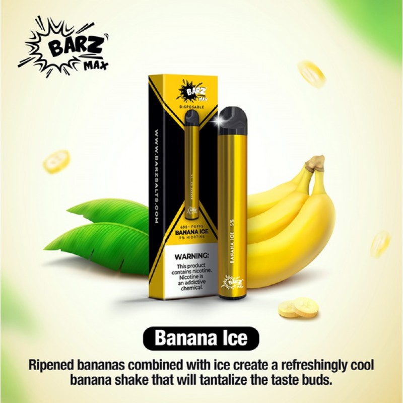 Barz Max Disposable Pod Device 600 Puffs 420mAh - ...