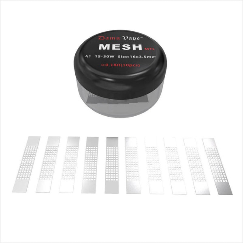 Damn Vape Intense Mesh MTL Coil 0.18ohm 10pcs-pack