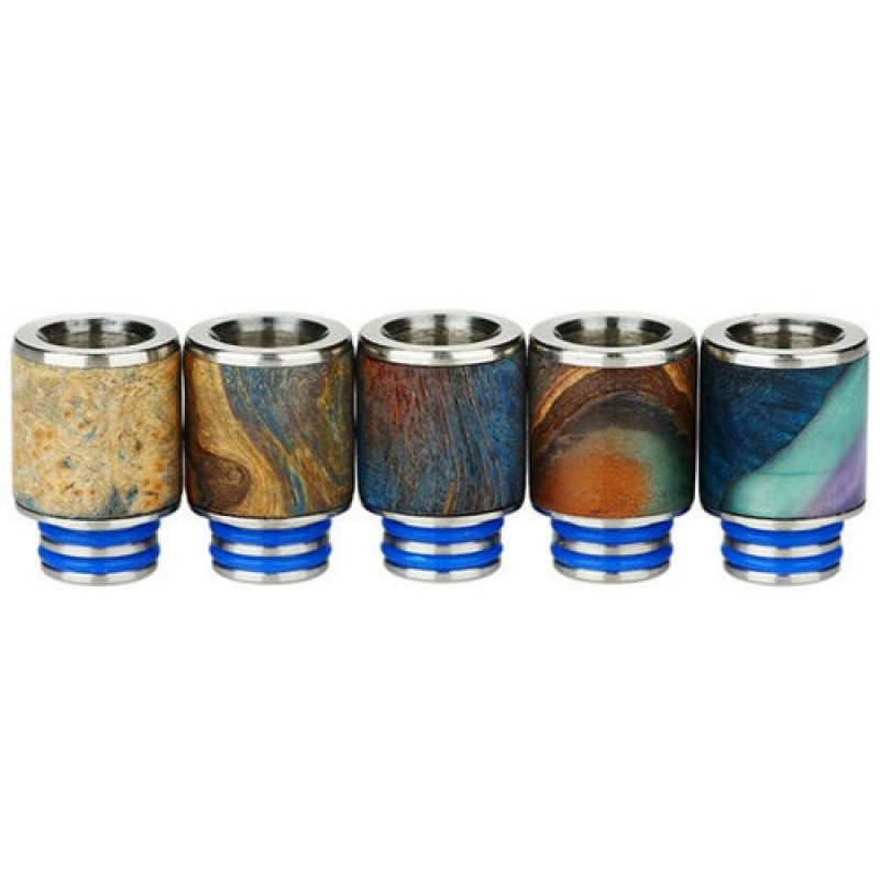 Arctic Dolphin Stabilized Wood 510 Drip Tip