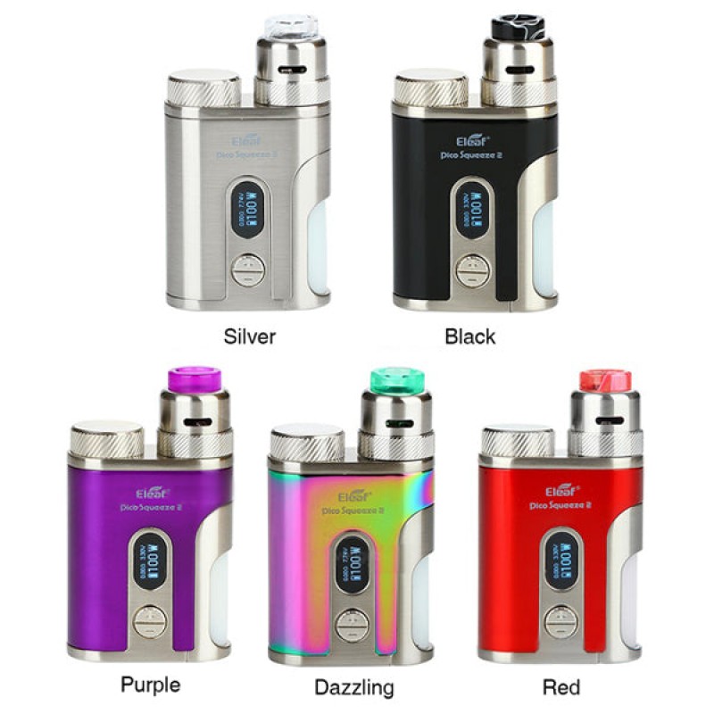 Eleaf Pico Squeeze 2 100W Squonk Kit with 21700 Ba...