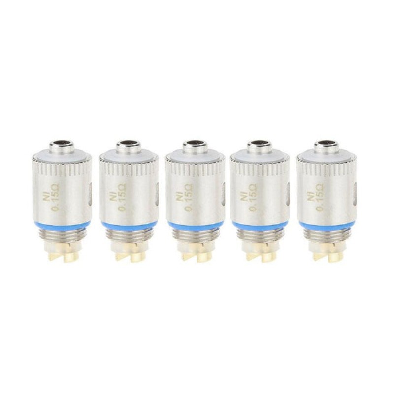 5PCS-PACK Eleaf GS Tank Replacement Ni 200 Coil Head 0.15 Ohm