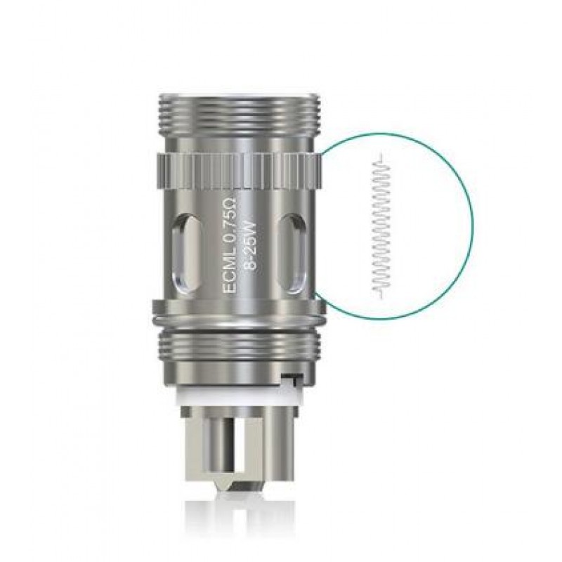 5PCS-PACK Eleaf ECML 0.75 Ohm Coil Head