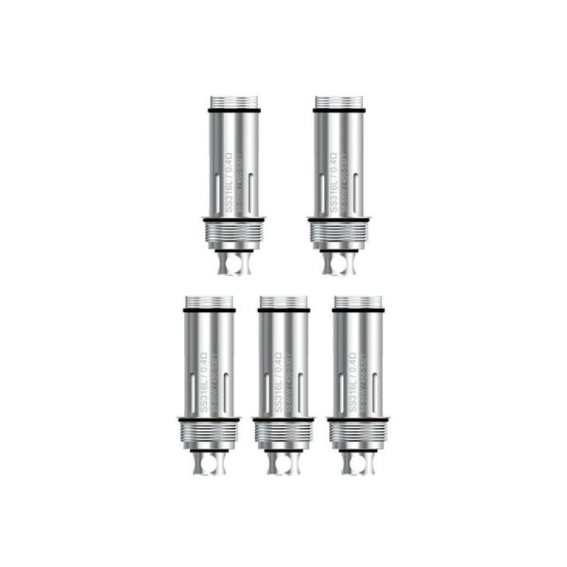 5PCS-PACK Aspire Cleito SS316L Replacement Coil 0.4 Ohm