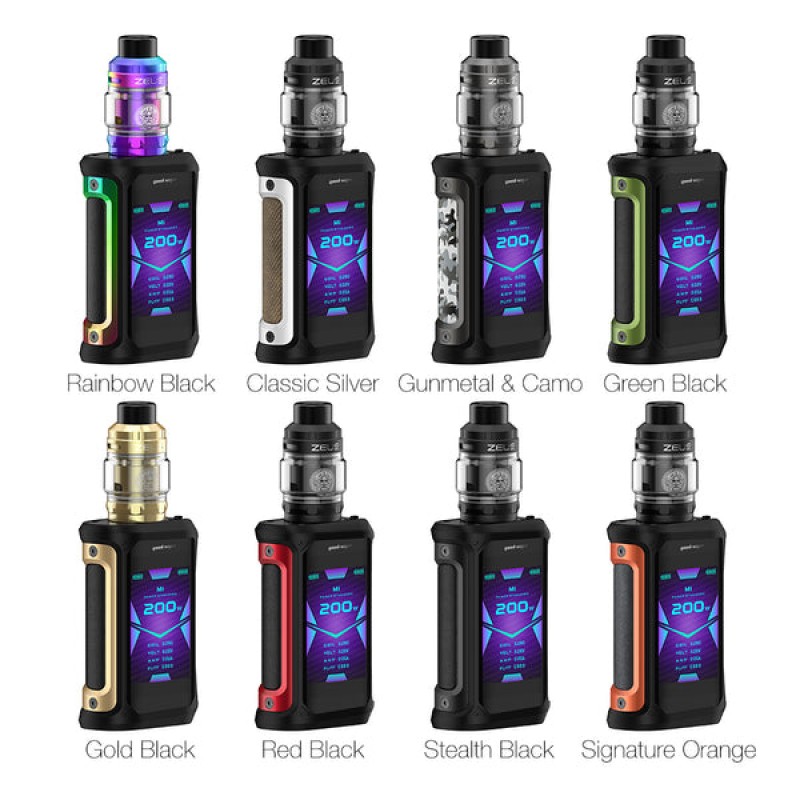 Geekvape Aegis X 200W TC Kit with Zeus Tank 5ml