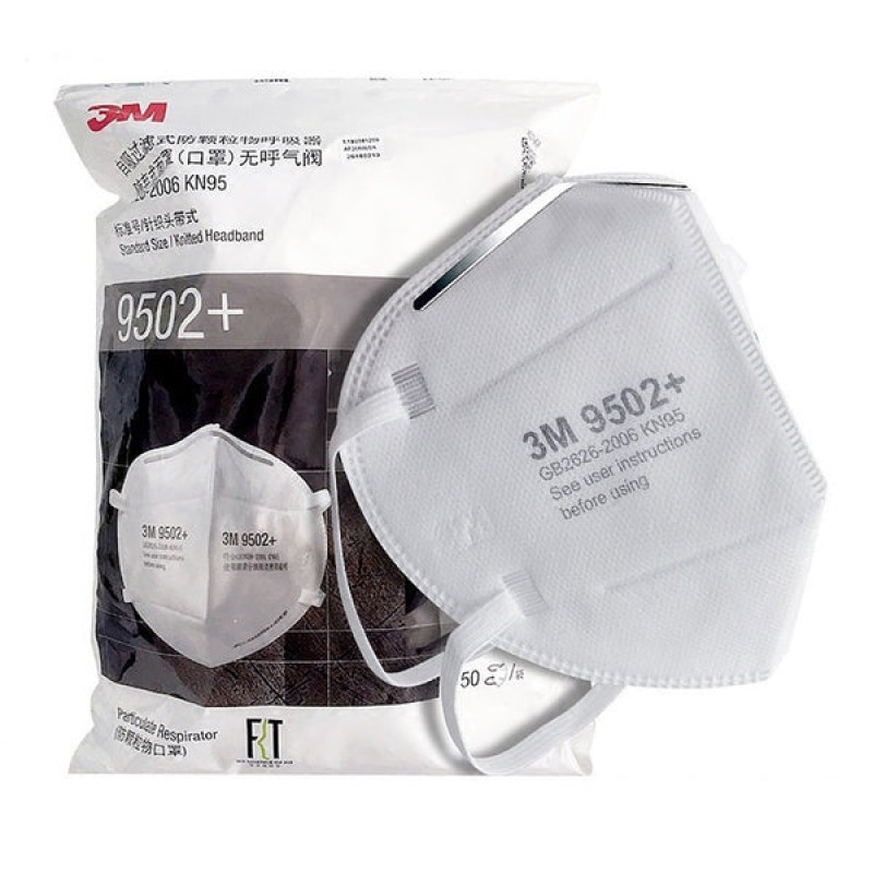 3M 9502+ Face Mask 50pcs-Pack