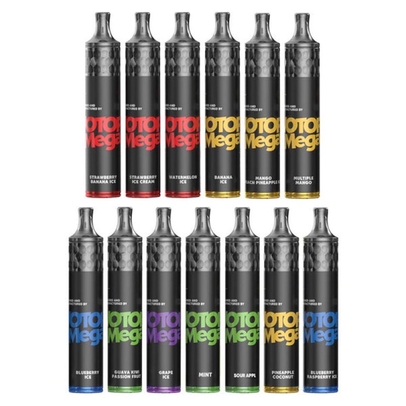 Wotofo Mega Disposable Pen Kit 1500 Puffs 5ml 10pc...