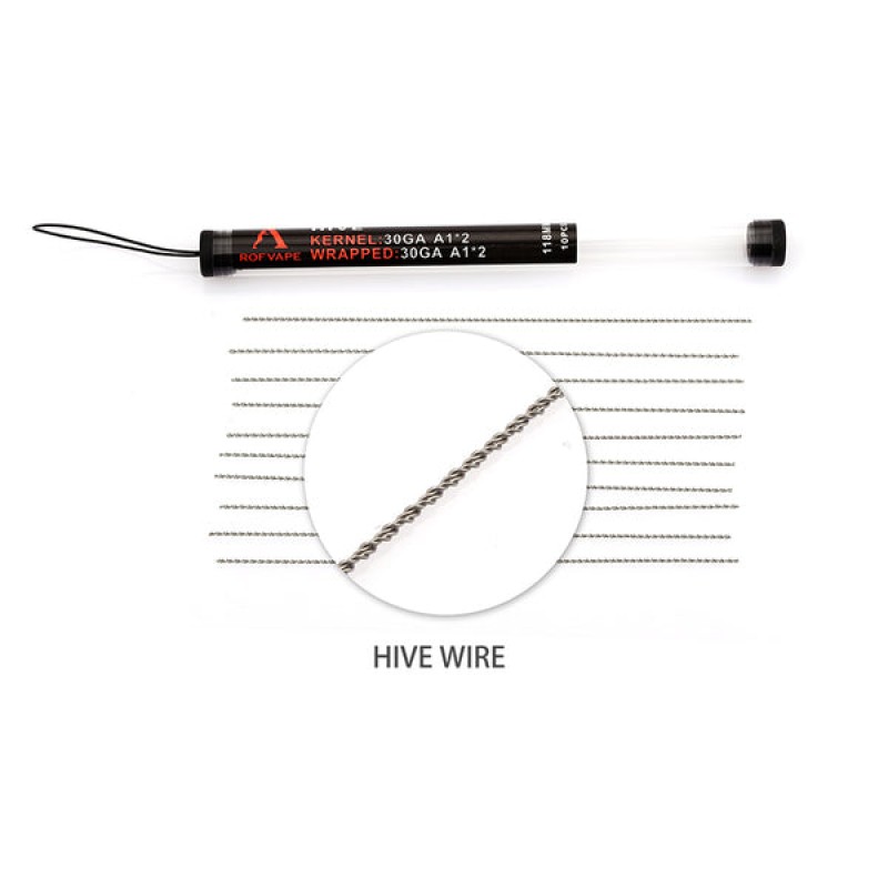 118mm*10PCS-PACK Rofvape Hive Wire Shots (30GA+30G...