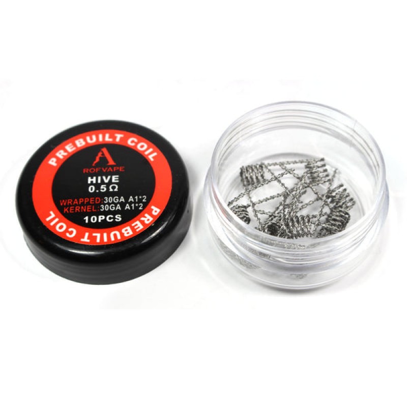 10PCS-PACK Rofvape Hive Wire Prebuilt Coils 0.5 Oh...