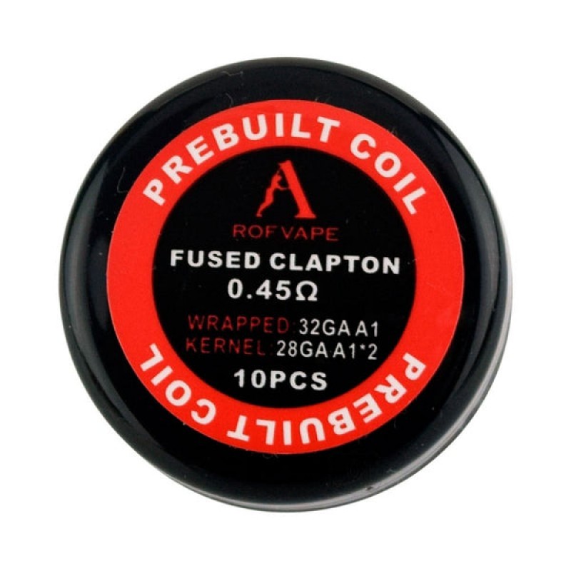 10PCS-PACK Rofvape Fused Clapton Prebuilt Coils 0....